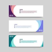 Vector Abstract Banner Design Template, Vector illustration eps.10