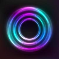 Geometric frame from circles, light vector abstract background, wallpaper