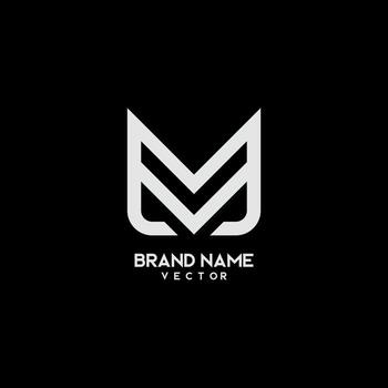 M Letter Logo Design vector