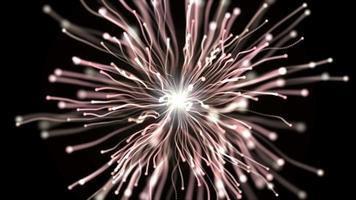 Kollision und Explosion von Teilchen video