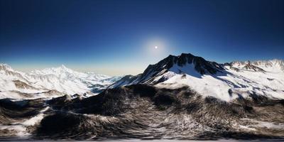 VR 360 camera on the Tops of the Mountains photo