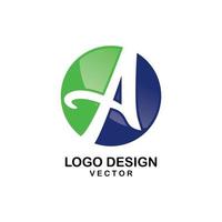 A Symbol Company Logo Design Vector