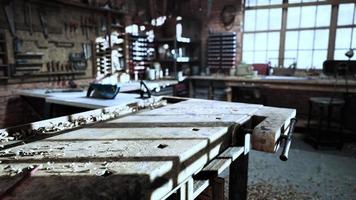 Old fashioned rusty carpenters tools photo