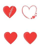 Heart vector clip art design