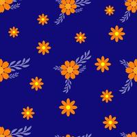 Flowers Colored Pattern vector