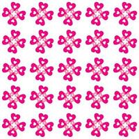 Colored Hearts Pattern vector