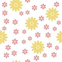 Flowers Colored Pattern vector