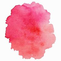 Abstract isolated colorful vector watercolor stain. Grunge element for paper design