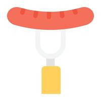 Trendy Sausage Concepts vector