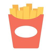 Fries Pack Concepts vector