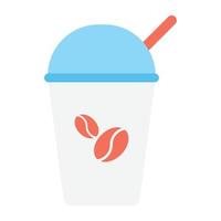 Cold Coffee Concepts vector