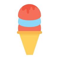 Ice Cone Concepts vector