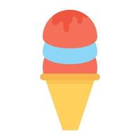 Ice Cone Concepts vector