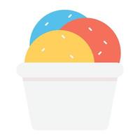 conceptos de helado vector