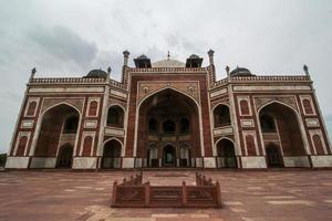 Landscape of compound of Humayun's Tomb, built in Mughal Era. photo