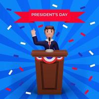 presidents day Illustration photo