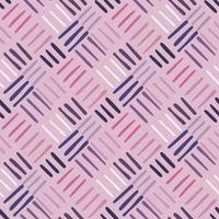 Diagonal line shapes endless wallpaper. Geometric seamless pattern with dash line. Doodle stripe backdrop. vector