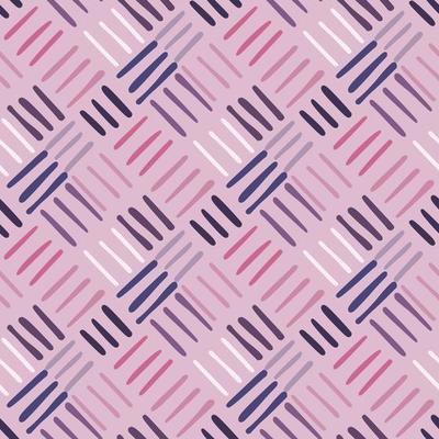 Diagonal line shapes endless wallpaper. Geometric seamless pattern with dash line. Doodle stripe backdrop.