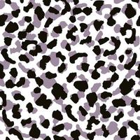 Trendy leopard skin seamless pattern design, illustration on white background. vector