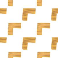 Isolated yellow corners with black lines. White background. vector