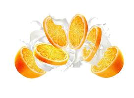 leche de naranja foto