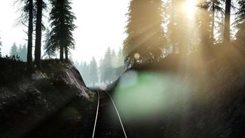 vlucht over spoor video