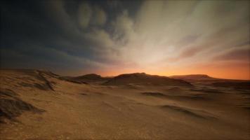 tormenta del desierto en el desierto de arena video