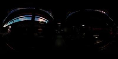 vr360 view of futuristic base interior video