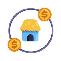 Money Circulation Icon vector