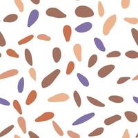 Abstract random stones backdrop. Scandinavian pebble seamless pattern vector