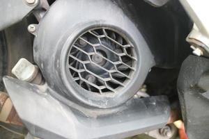 engine fan on matic motorcycle photo