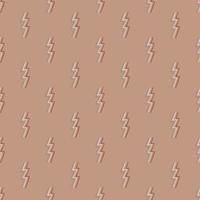 Geometric lightning doodle pattern. Modern zigzag line art endless wallpaper. vector