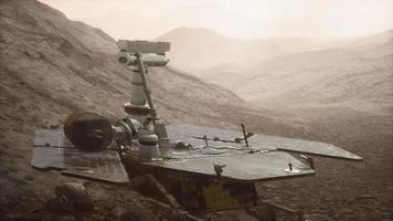 Opportunity Mars exploring the surface of red planet video