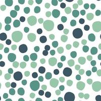 Abstract simple pebble shapes seamless pattern on white background. vector