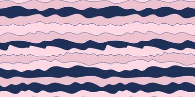 Contemporary wave creative seamless pattern. Abstract wavy line endless wallpaper. vector