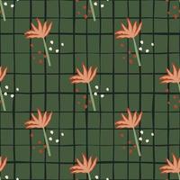 Contemporary tropical palm tree seamless pattern. Design for fabric, textile print, wrapping paper, cover. vector