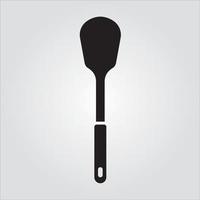 Isolated Glyph Spatula Transparent Scalable Vector Graphic