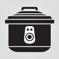 Isolated Glyph Cooker Transparent Scalable Vector Graphic