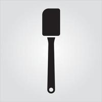 Isolated Glyph Spatula Transparent Scalable Vector Graphic