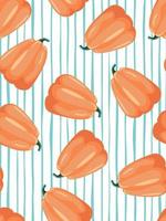 Seamless patterns with leaves and pumpkin ornaments vector