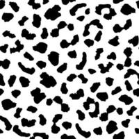 Leopard skin seamless pattern texture repeat. Abstract animal fur wallpaper. vector