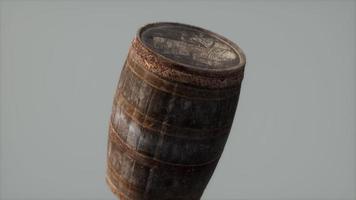 barril de madera oxidado viejo clásico video