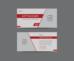 Gift voucher templates vector