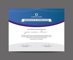 Certificate Award Design Template vector