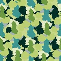 Camouflage seamless pattern. Irregular shapes endless wallpaper. Abstract animal print. vector