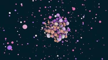 Abstract Particles 3D Background