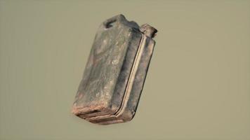 Vintage army rusted fuel jerrycan photo