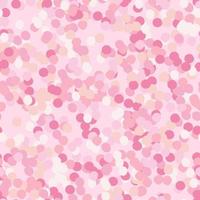 Abstract pink polka dots seamless pattern. Confetti background. Cute circle shapes wallpaper. vector