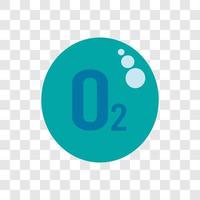 o2 logo icon illustration vector