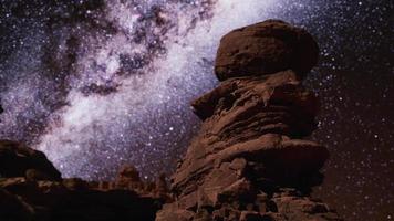 Milky Way over Bryce Canyon National Park of Utah video